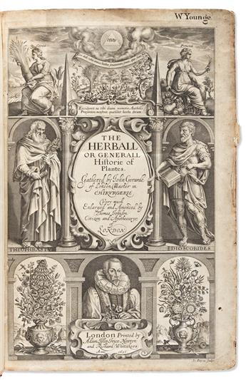 Gerard, John (1545-1612) The Herball or General Historie of Plantes.